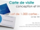 CARTE DE VISITE - CONCEPTION & IMPRESSION image 1