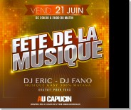 ***FÊTE DE LA MUSIQUE AMBIANCE 300% MAFANA*** image 0